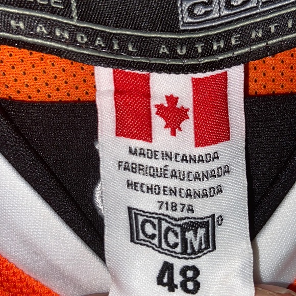 Philadelphia Flyers Van Riemsdky sz 48 Hockey Jersey Flight Strap - Picture 3 of 8